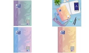 Oxford Collegeblock TOUCH, B5, punktkariert, Pastellverlauf