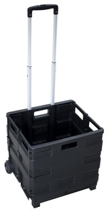 pavo Klapp-Transportkarre mit Klappbox, Tragkraft: bis 20 kg