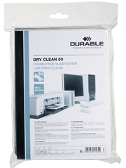 DURABLE Vlies-Oberflächen-Reinigungstücher DRY CLEAN 50
