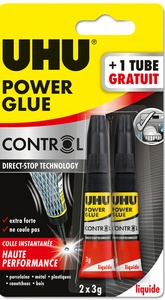 UHU Sekundenkleber POWER GLUE liquide Control, 3 g