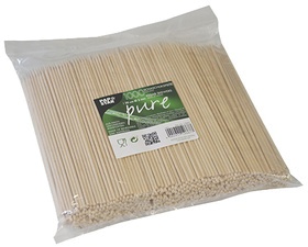 PAPSTAR Schaschlikspieße "pure", aus Holz, Länge: 400 mm