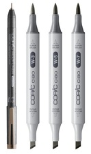 COPIC Marker ciao, 3+1 Set SHADE "Dark Warm Gray"