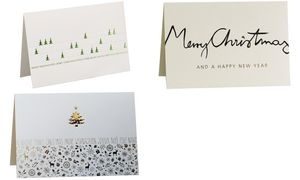 RÖMERTURM Weihnachtskarte "Christmas Lettering", creme