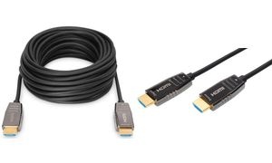 DIGITUS HDMI AOC Hybrid Glasfaserkabel, UHD 8K, 15 m