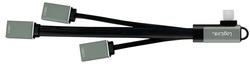 LogiLink USB-C Hub mit gewinkeltem Stecker, 4 Port