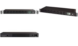 LogiLink IP Steckdosenleiste, 8-fach, 1 HE, schwarz