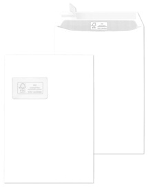MAILmedia Versandtasche, DIN C4, mit Fenster, weiß