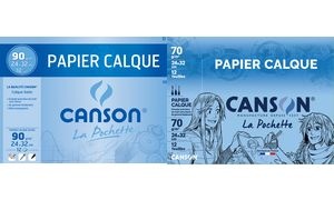 CANSON Transparentpapier, satiniert, DIN A3, 90 g/qm