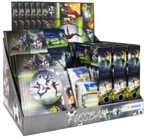 HERMA Motivserie "Fußball", Thekendisplay