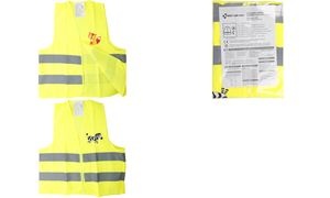 FIRST AID ONLY Kinder-Pannenweste/-Warnweste "Zebra" gelb