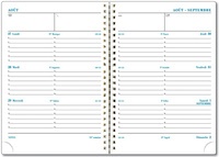 EXACOMPTA Buchkalender SAD 19W, 2025/2026, 2 Seiten/Woche