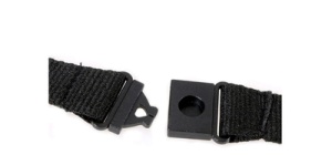 EUROPEL Textilband mit Karabiner, rot