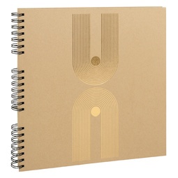 EXACOMPTA Foto-Spiralalbum Graphik, 320 x 320 mm, schwarz