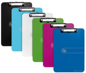 herlitz Klemmbrett easy orga to go, DIN A4, blau opak