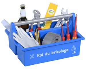 allit Tragekasten McPlus Carry "Roi bricolage", blau