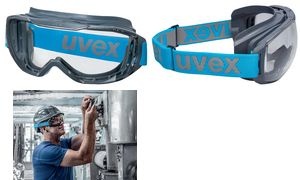 uvex Vollsichtbrille megasonic, Scheibentönung: klar