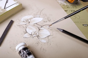 Clairefontaine Zeichenpapierblock PAINT'ON Natur, DIN A4