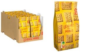 LEIBNIZ Butterkeks Minis, 150 g Beutel, im Display