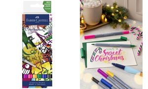 FABER-CASTELL Aquarellmarker GOLDFABER, 6er Etui Graffiti