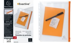 EXACOMPTA Reißverschlusstasche, 320 x 235 mm, PP