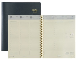 Brepols Buchkalender "TIMING" 2026, schwarz