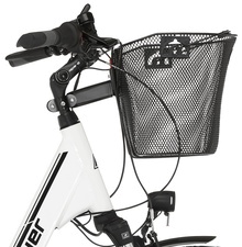 FISCHER Fahrrad-Lenkerkorb mit Schnellbefestigung, schwarz