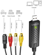 LogiLink USB 2.0 Audio und Video Grabber, schwarz