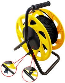 LogiLink Netzwerk Kabeltrommel, Kat. 7, S/FTP, TPE, 60 m