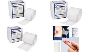 FIRST AID ONLY Wundschnellverband, 40 mm x 5 m, weiß