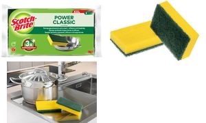 Scotch-Brite Reinigungsschwamm Classic XXL, gelb/grün