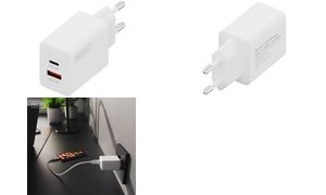 DIGITUS USB-Steckdosenadapter, 20 Watt, 1x USB-C/1x USB-A