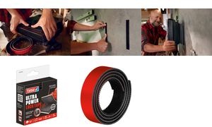 tesa Klettband Ultra Power Lock Tape, 25 mm x 1 m