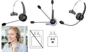LogiLink BT 6.0 Headset, mono, schwarz, bluetoothfähig