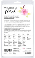 Tombow Watercoloring-Set "Floral", 11-teilig