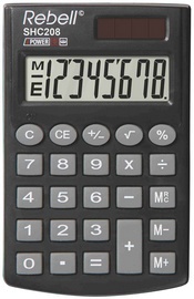Rebell Taschenrechner SHC 208, schwarz