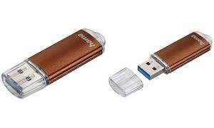 hama USB 3.0 Speicherstick "Laeta", 32 GB, braun