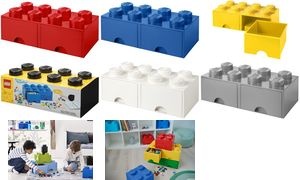 LEGO Schubladenbox STORAGE BRICK DRAWER 8, 2 Schübe, gelb