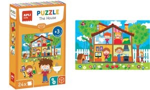 APLI kids Lernpuzzle "The House", 24 Teile