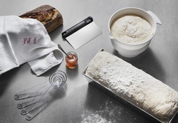 GastroMax Teigschaber, schwarz/weiß