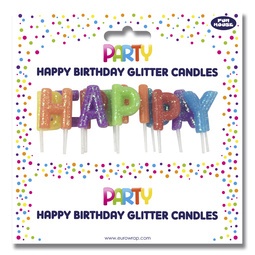 Clairefontaine Kuchenkerzen-Set "Happy Birthday", farbig