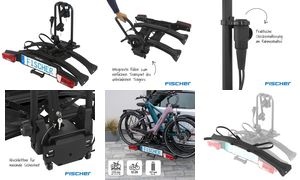 FISCHER Erweiterungssatz für Fahrradträger RoadLine Black
