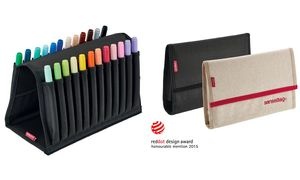 transotype Wallet "senseBag", für 24 Stifte, schwarz