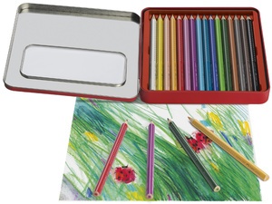 FABER-CASTELL Dreikant-Buntstifte Jumbo GRIP, 16er Etui