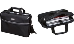 LiGHTPAK Notebook-Tasche SIERRA, Polyester, schwarz