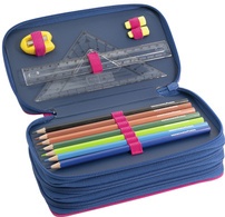 EBERHARD FABER Schüleretui Triple Decker Schmetterling