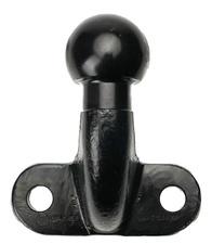 IWH Anhängerkupplungskugel, Kugelkopf 50 mm, schwarz
