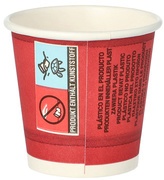 PAPSTAR Papp-Trinkbecher "pure" Party Time, 5 cl, rot