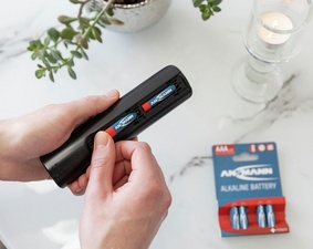 ANSMANN Alkaline Batterie "RED", Micro AAA, 4er Blister