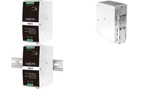 LogiLink Hutschienen-Netzteil, 240 Watt, 48 Volt, weiß