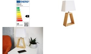 UNiLUX LED-Tischleuchte DUNE, weiß / Holz
